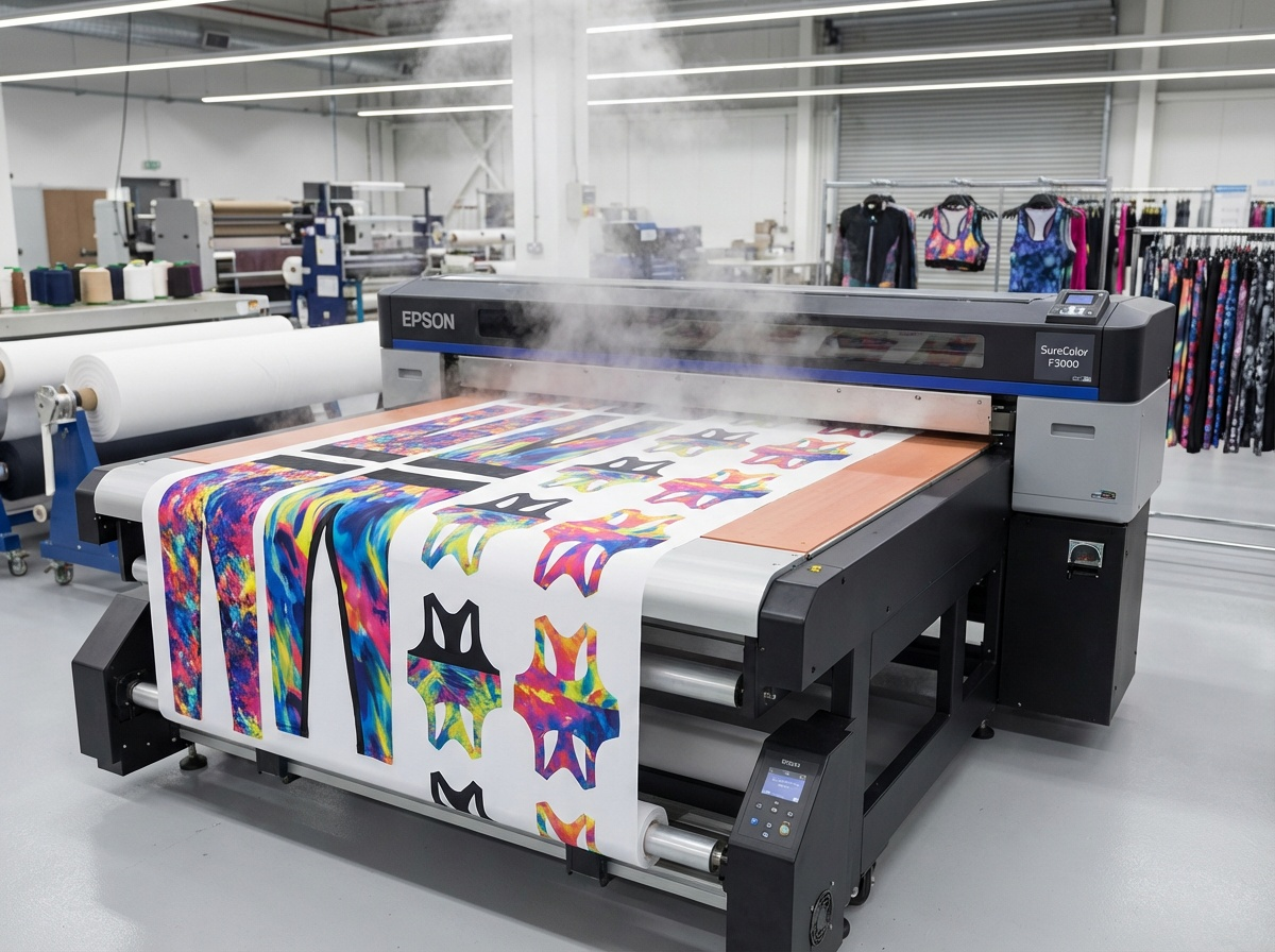 sublimation digital printing machine for sportswear customization